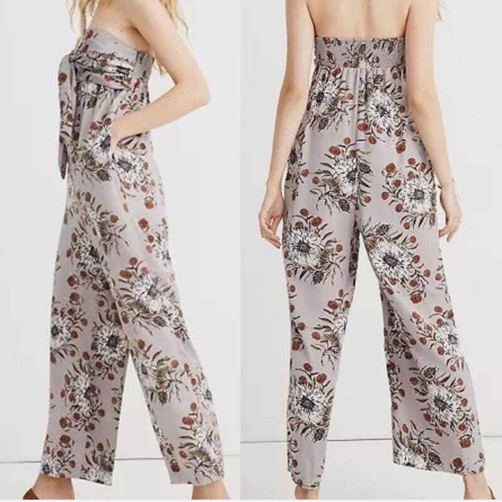 Madewell Floral Jumpsuit